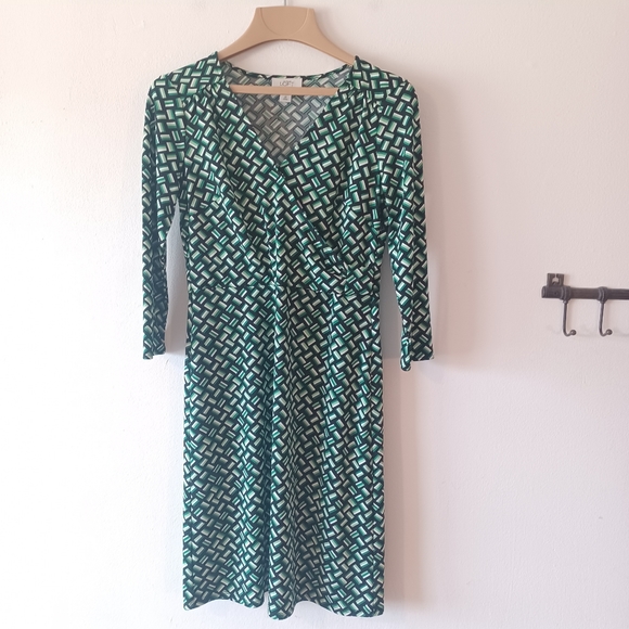 Ann Taylor Loft Women's Floral Dress Size 4P - Picture 6 of 7